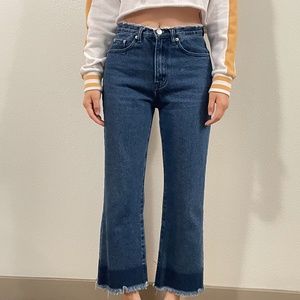 Straight leg jeans